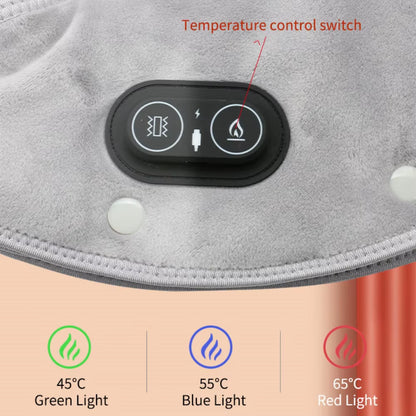 Electric Heating Shoulder Neck Pads Massager USB Three Gear Cervical Brace Wrap Thermal Compress Warm Relaxation Back Brace Tool